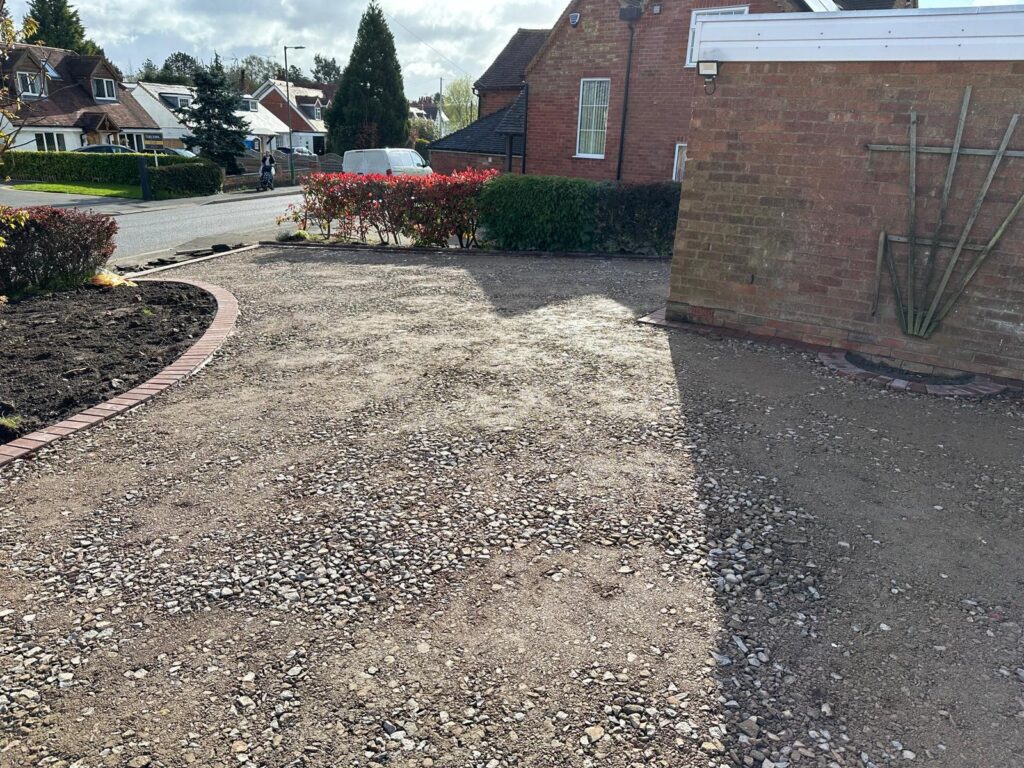 Driveway Issues, a driveway with the Surface removed