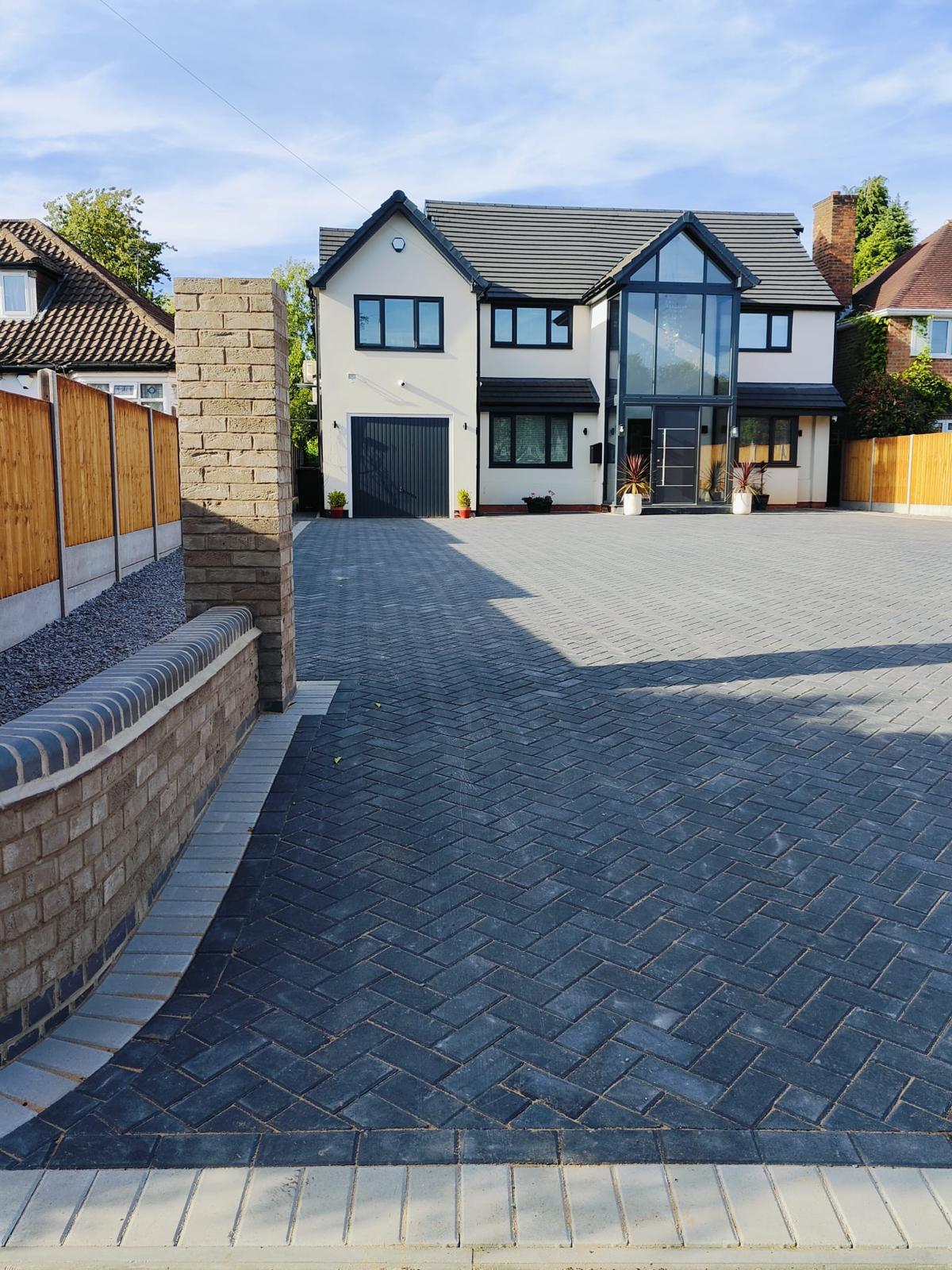 new driveway installed